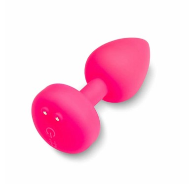 Plug analny wibrujący - Gvibe Gplug S Neon Rose